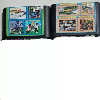 Used Sega MD Black Card 16 bit game card one card core set 156 a plate 8 yuan