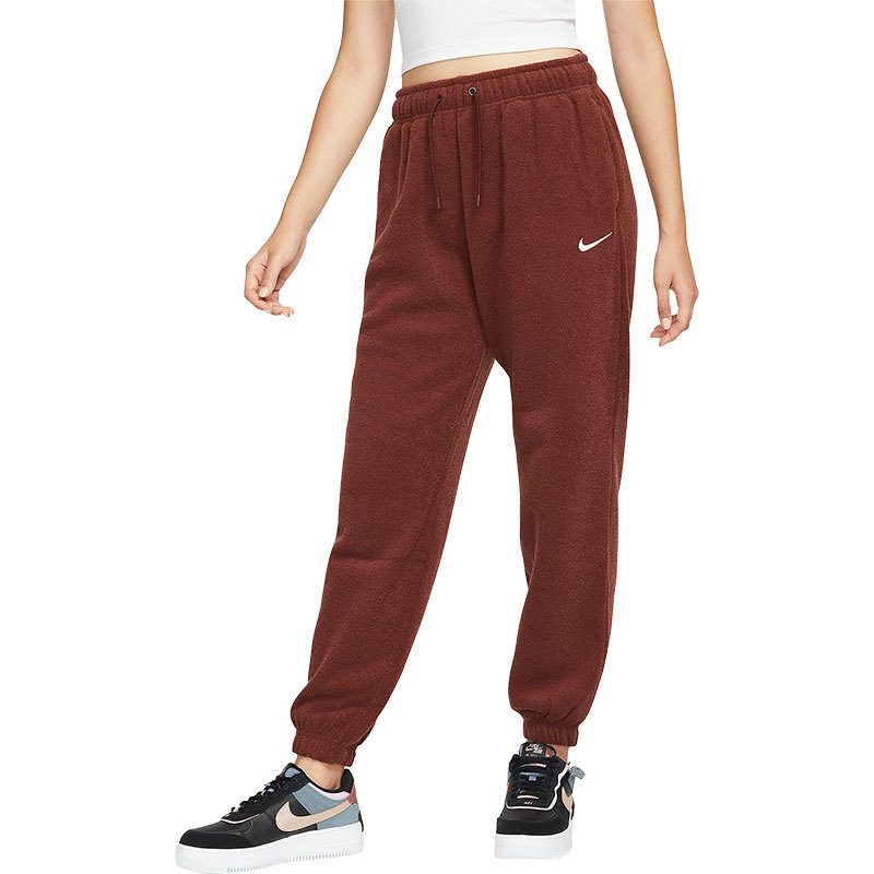 Nike Women's Winter Loose Fleece High-Waisted Warm Casual Cuffed Pants Dd5111-200-622