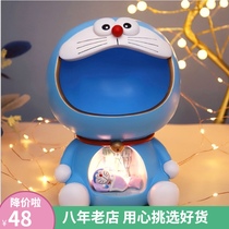 Cute blue little ding cat cartoon ornaments creative candy box home key storage bedroom home porch furnishings