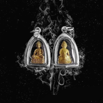 Thailands Buddhist dragon lady pan mini drugmaker Buddha Health Ping An pure silver shell