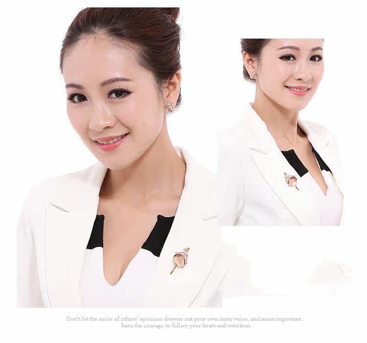 Broche femme TSFUL en cristal artificiel - Ref 1177128 Image 14