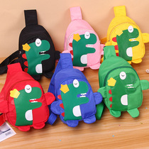 Children Bag Packs Cartoon Small Dinosaur Skewed Satchel Fashion Girl Sails Buns Bag Boys Satchel Bags South Korea Single Shoulder Bag
