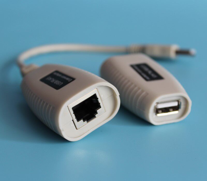 USB extension cable signal extender amplifier USB2 0 extend 50 meters via network cable @Maxtor MT-150FT