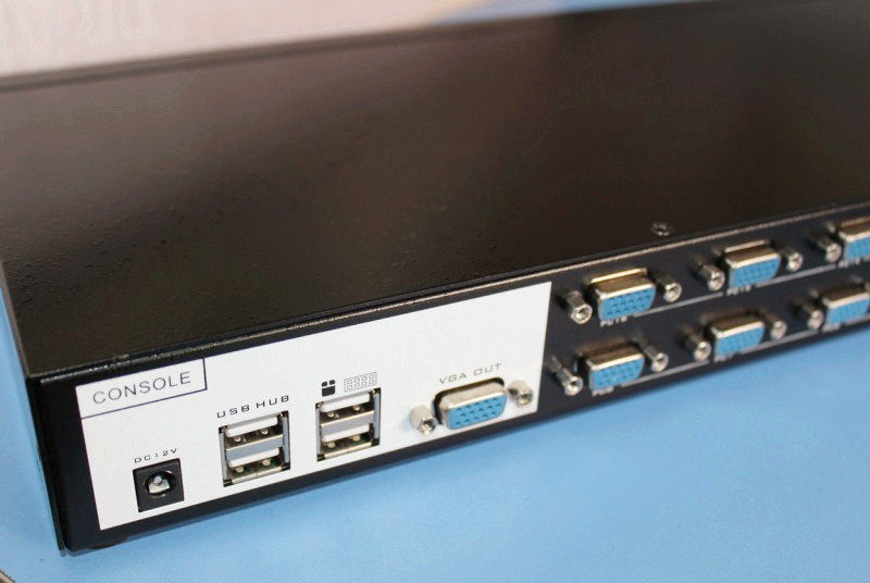 MT-2116UL 16-port automatic USB KVM sharer supports hotkey switcher MT-1601VK wiring