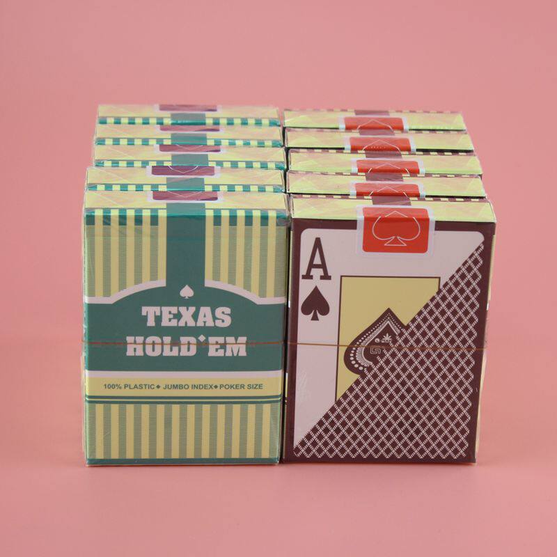 Texas Poker Plastic Poker waterproof washable special PVC scrub big word poker 10 pairs