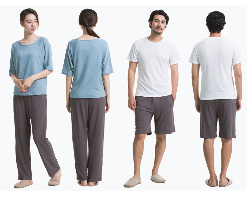 Pyjama mixte en Coton à manche courte - Ref 3005025 Image 16