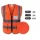 Áo phản quang vệ sinh áo vest an toàn thoáng khí công trường xây dựng áo giao thông ban đêm cưỡi quần áo huỳnh quang tùy chỉnh áo bảo hộ gile