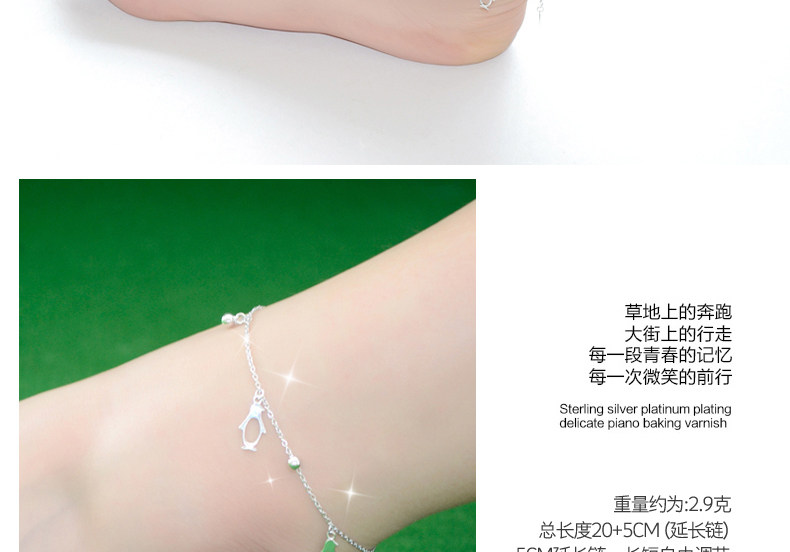 Bracelet de cheville Femme en Argenterie - Ref 3101861 Image 19