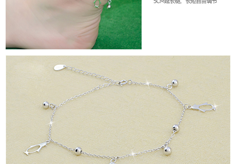 Bracelet de cheville Femme en Argenterie - Ref 3101861 Image 20