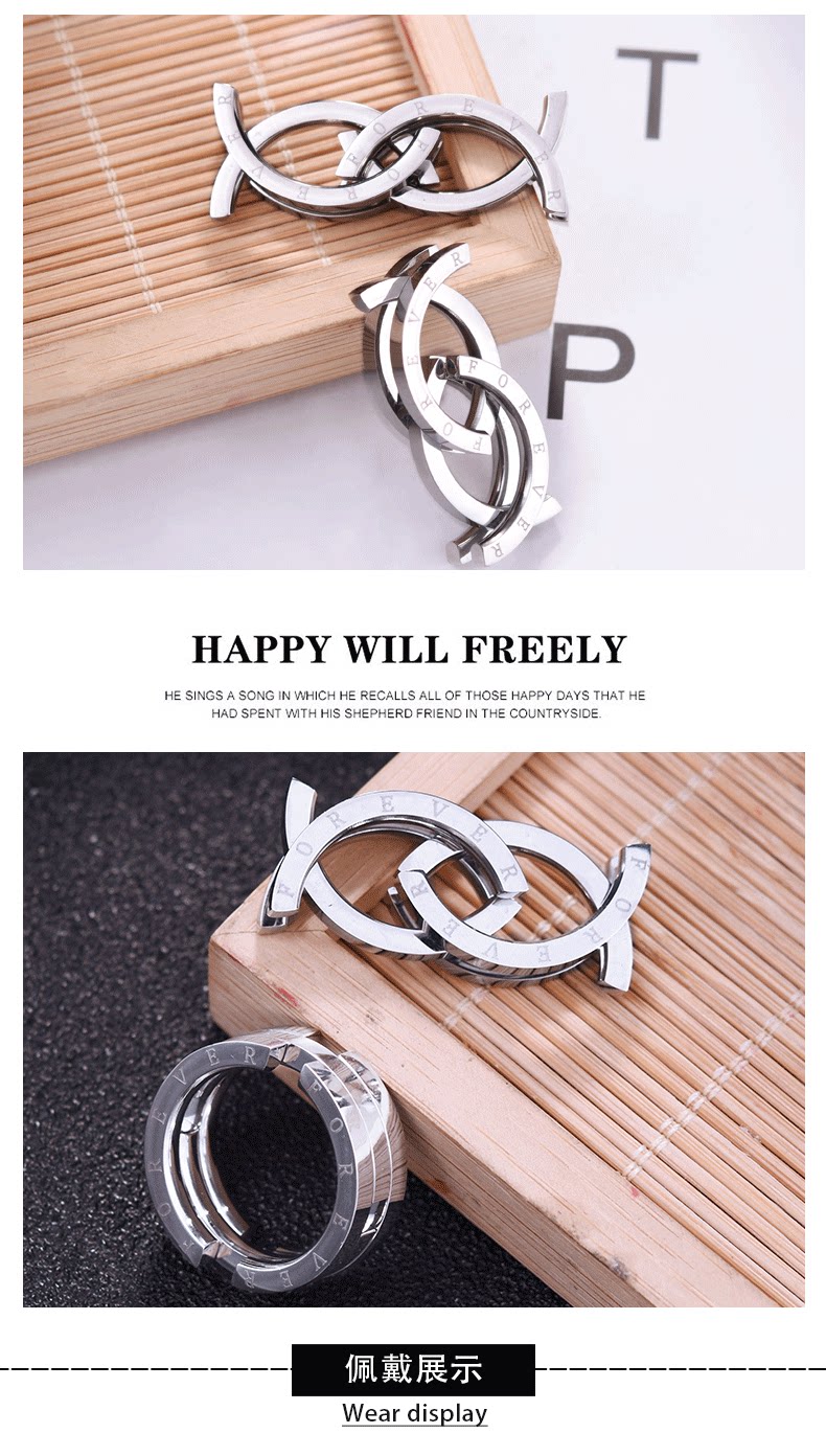 Bague homme en Acier au titane - Ref 3088549 Image 12