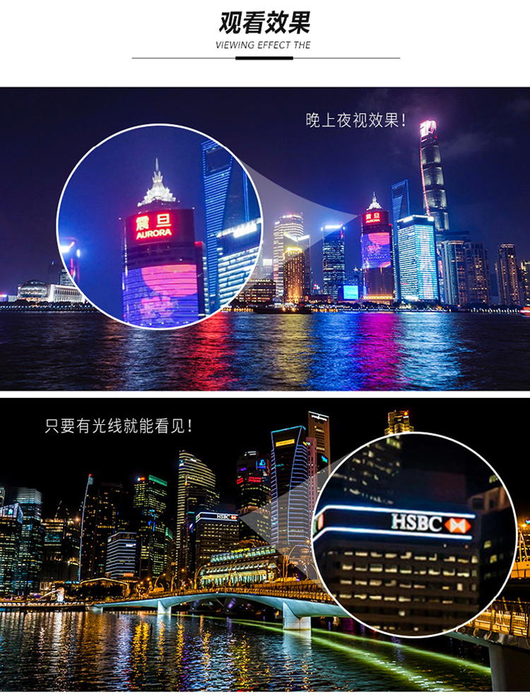 Ống nhòm điện thoại di động độ nét cao trẻ em ngoài trời HD 20.000 mét hòa nhạc mini - Kính viễn vọng / Kính / Kính ngoài trời ống nhòm điện thoại