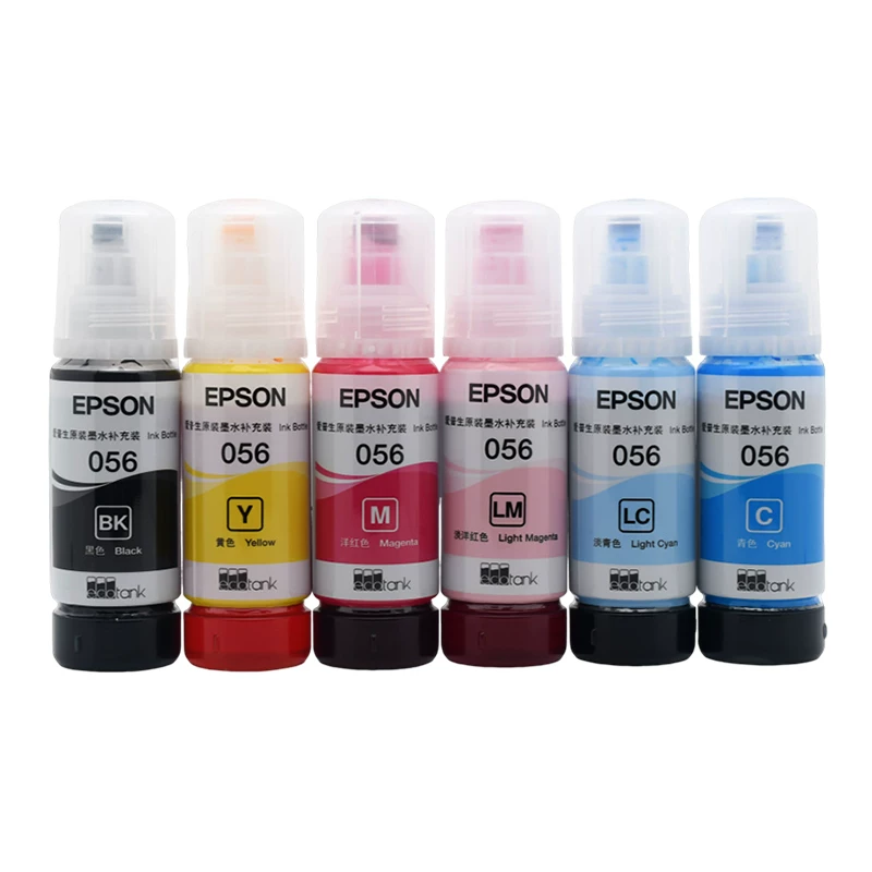 EPSON Epson 056 оригинальная подлинная чернила L8058L18058 для заправки L8050 принтера струйного