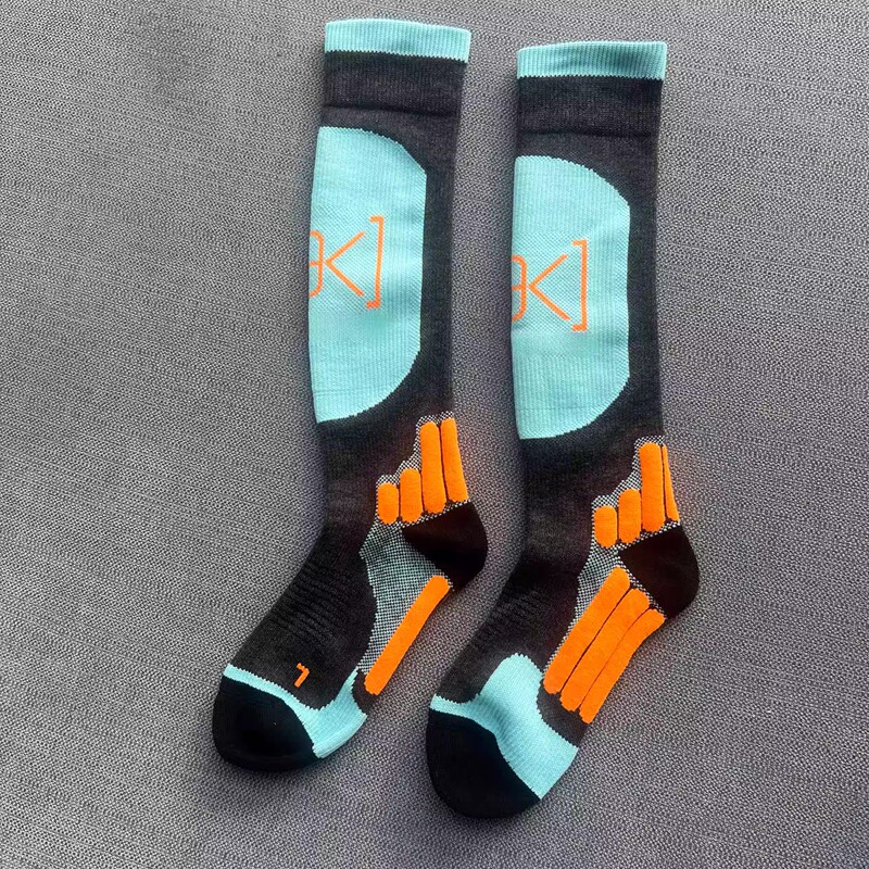 Ski Socks for Men and Women, Winter Warm and Thickened, Suitable for Cycling and Mountaineering, Compression Breathable Long Tube Snowboard Socks, Odor-Resistant Socks