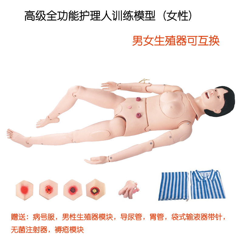 正品包邮护理人模型医疗示教模拟人医学示教人体实习操作练习假人