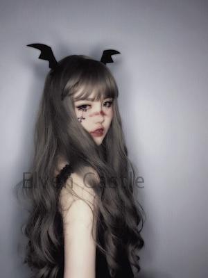 Halloween Nhật Bản cô gái mềm mại cô gái loli đen nhỏ ma cà rồng ma cà rồng cánh phụ kiện tóc băng đô nữ