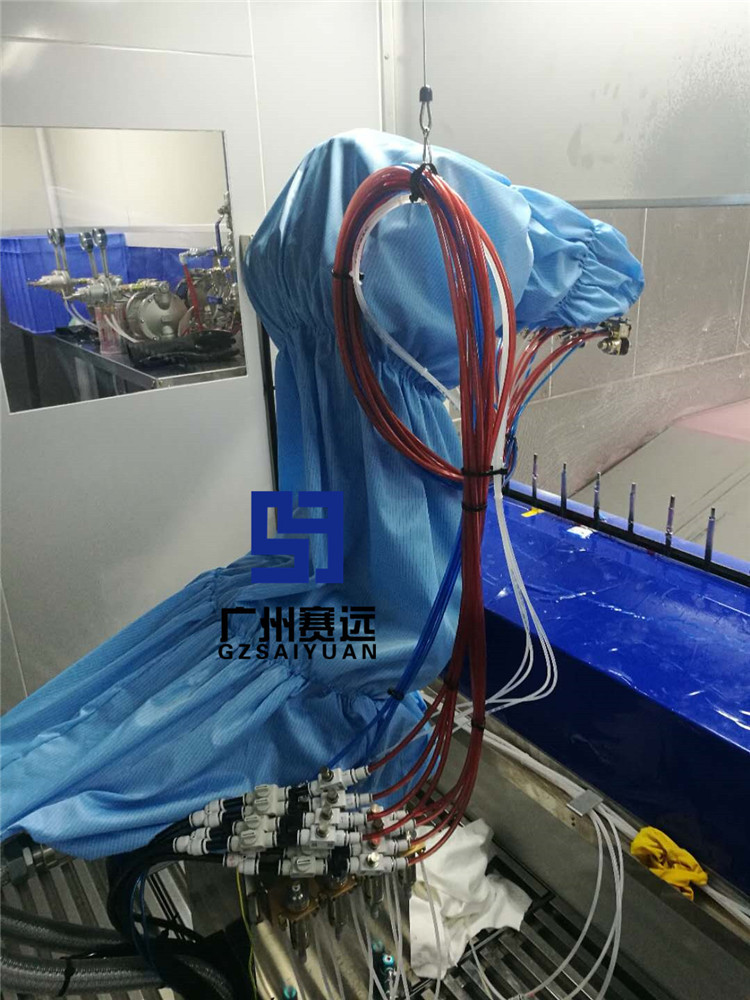 108 robot protective clothing six-axis robot dust cover working suit robot fireproof dust-free new time Da 