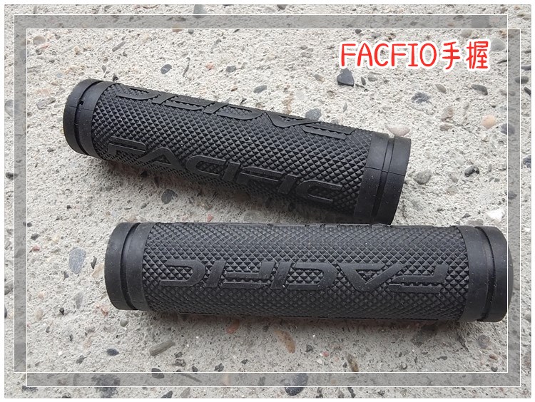 Mountainbike bike hand grip FACFIO handlebar 125mm rubber hand grip hand feel soft and durable black