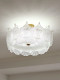 French-Style Cream Ceiling Light for Master Bedroom, New Trendy Children's Room Light, Modern Light Luxury Creative Ginkgo Leaf Light