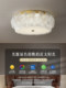 Bedroom Ceiling Lamp, Romantic French Light Luxury Glass Lamp, Creative Flower Master Bedroom Lamp, Dimming Smart Full Spectrum Eye Protection
