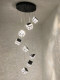 Stairwell Long Chandelier Creative Cube Crystal Duplex Loft High-Ceiling Villa Self-Built House Mezzanine Suspended Chandelier