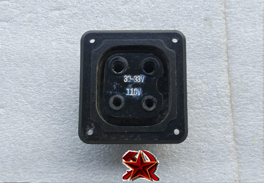 16mm old movie machine accessories Yangtze River Old 54 projector power supply 4 hole socket