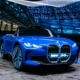 Эксклюзивная версия BMW I4 Blue Four -Whiel Drive+независимое качание+кожаное сиденье+раннее образование музыка+2,4 г дистанционного управления