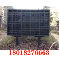 Customized led display cabinet outdoor full color advertising screen frame electronic screen Single double column waterproof box