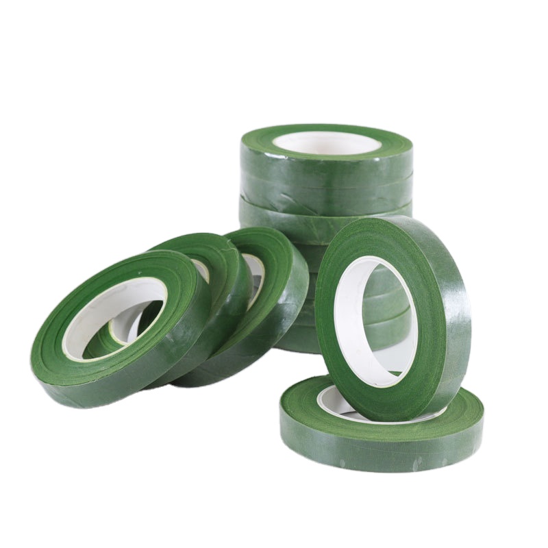 Green paper tape green tape floral tape flower branch flower stem stitching bouquet rod wire tape floral tape