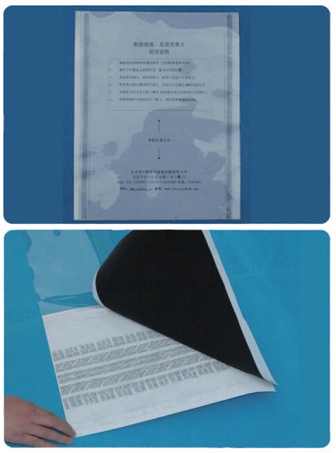 轮胎痕迹足迹采集片/车轮花纹印迹脚印鞋印样本提取不干胶采集片