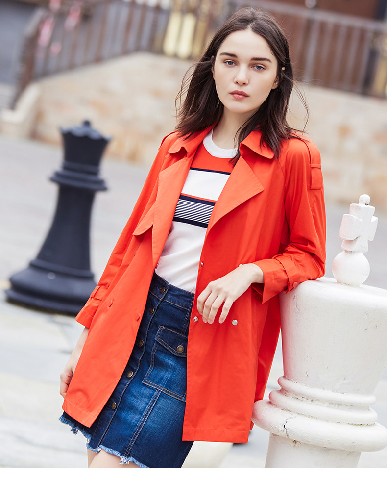 Trench pour femme DESIGNICE     en Coton - Ref 3226157 Image 7