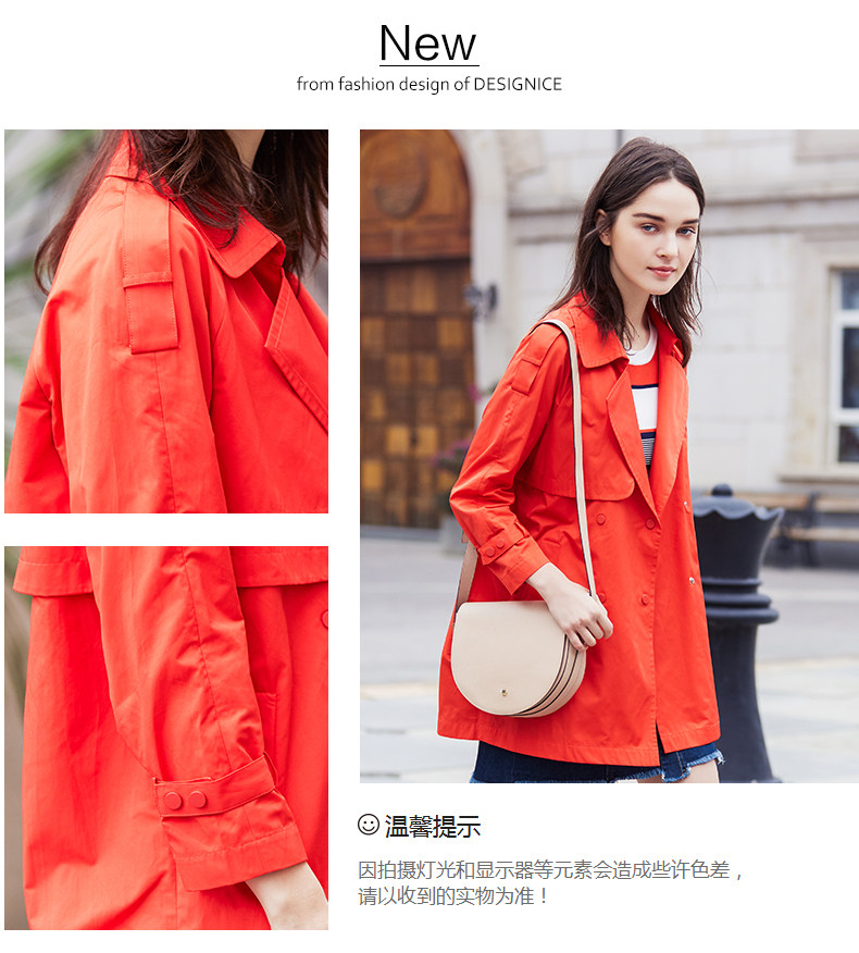 Trench pour femme DESIGNICE     en Coton - Ref 3226157 Image 8