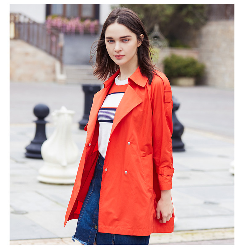 Trench pour femme DESIGNICE     en Coton - Ref 3226157 Image 18