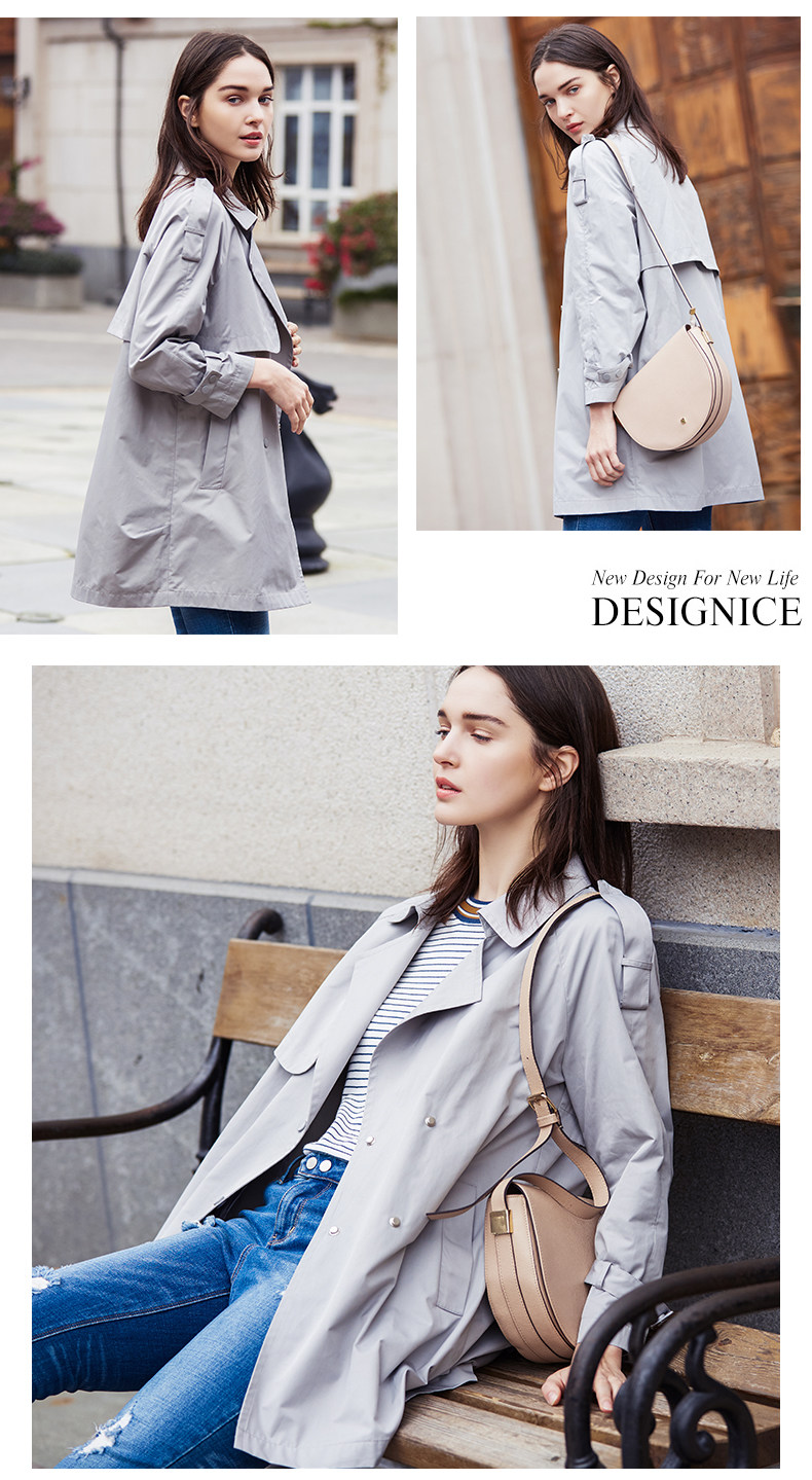 Trench pour femme DESIGNICE     en Coton - Ref 3226157 Image 22