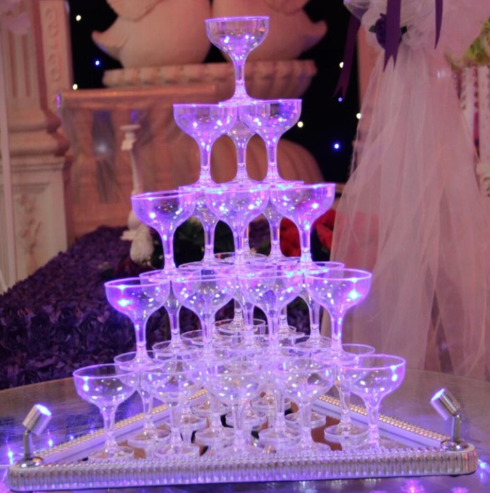 Shanghai Wedding Champagne Tower Rental Home Worthy to Pour Champagne Ritual Leader Drink Champagne
