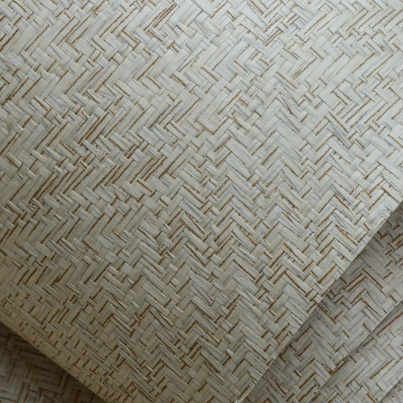 TT Natural Grass Woven Wall Paper Field Wind Man Glyph Environmental Protection Wallpaper Living Room Furniture Ceiling cabinet door finish-Taobao