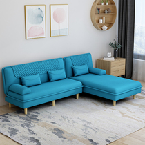 Eurostyle rental room folding sofa Home living room minimalist Guido Princess Three Bits Cotton Numb type Small family Type 1 5 m