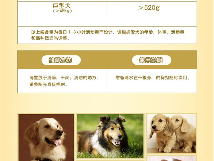 Thức ăn cho chó Boqi Wangbao Đường 20kg thức ăn cho chó trưởng thành Labrador Demu Jinmao Thức ăn cho chó cỡ trung bình lớn 40 kg - Chó Staples thức ăn cho chó phốc hươu