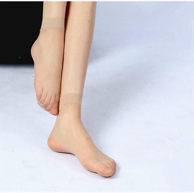 Pierre Cardin đích thực 5 đôi vớ ngắn trong suốt tất dài cho bé gái