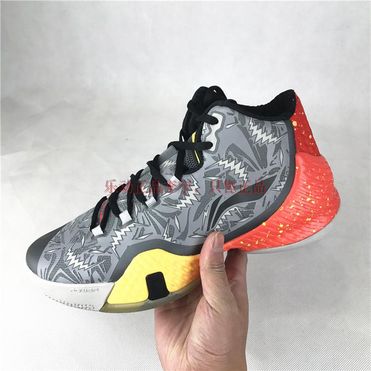 Chính hãng Li Ning đã tài trợ cho cuộc không kích CBA 3 không kích để giúp ABAL043ABAL055 hấp thụ sốc thấp giày bóng rổ chống mài mòn giày xtep