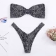 2018 mới bikini châu Âu và Mỹ bùng nổ in áo crop top gợi cảm áo tắm xuyên quốc gia nữ BIKINI