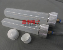 Thickened dispensing syringe 100CC200CC dispensing syringe aluminum cap adapter connecting pipe metal adapter