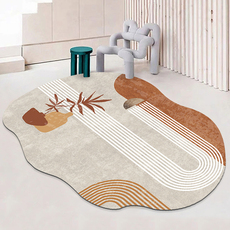 ковер 不规则地毯2022新款耐脏客厅沙发茶几毯隔音家用床边毯卧室易打理 Beautiful special