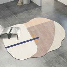 ковер 不规则地毯2022新款耐脏客厅沙发茶几毯隔音家用床边毯卧室易打理 Beautiful special