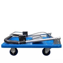 Hand brake flatbed trolley Trolley Railway station High-speed rail station Airport special hot sale trolley trolley Folding