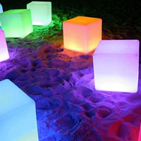 Светодиодный трехмерный Sifang Bar Restaurant Stool Tool Coffee Time Coomard Light Cube Led Bar Table and Stable