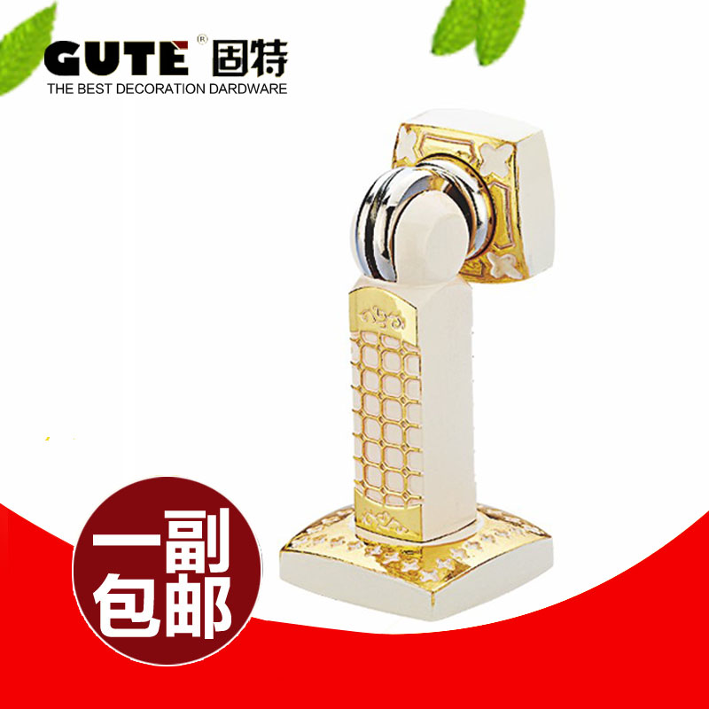  Solid European-style ivory white door suction strong magnetic door top suction door instrumental wall assembly door suction household hardware wall suction