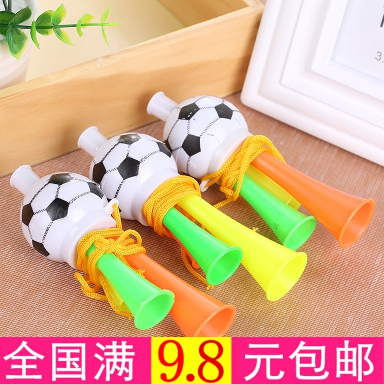 Small horn creative toy football horn whistle children's gift stall hot selling source kindergarten trumpet blowing dragon - Taobao