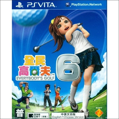 PSV Used Game Fox Golf6 National Golf 6 Chinese Spot