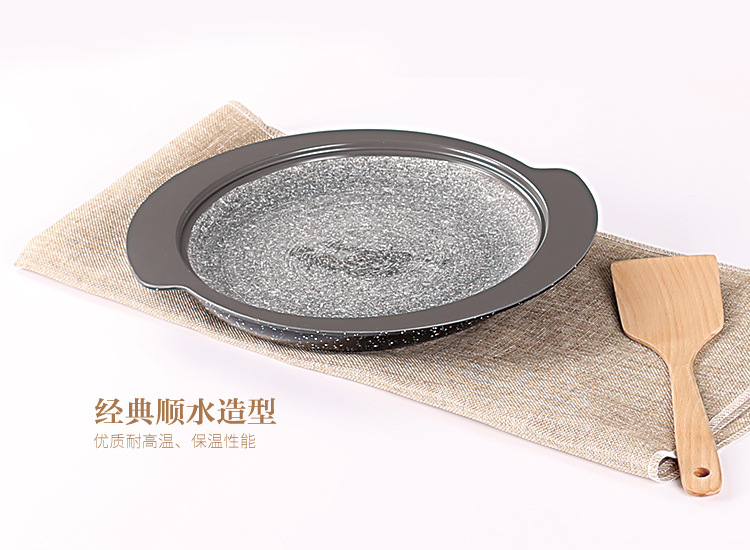 Bếp điện từ San Cong đôi sử dụng khay nước cạn nồi đá cao 4cm SF nồi đá chống nứt nồi đá nồi nồi đá - Phòng bếp chảo rán