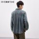 RS Men's Trendy Denim Shirt Jacket 2024 Spring and Autumn New Men's Warm Casual Shirt Loose Top